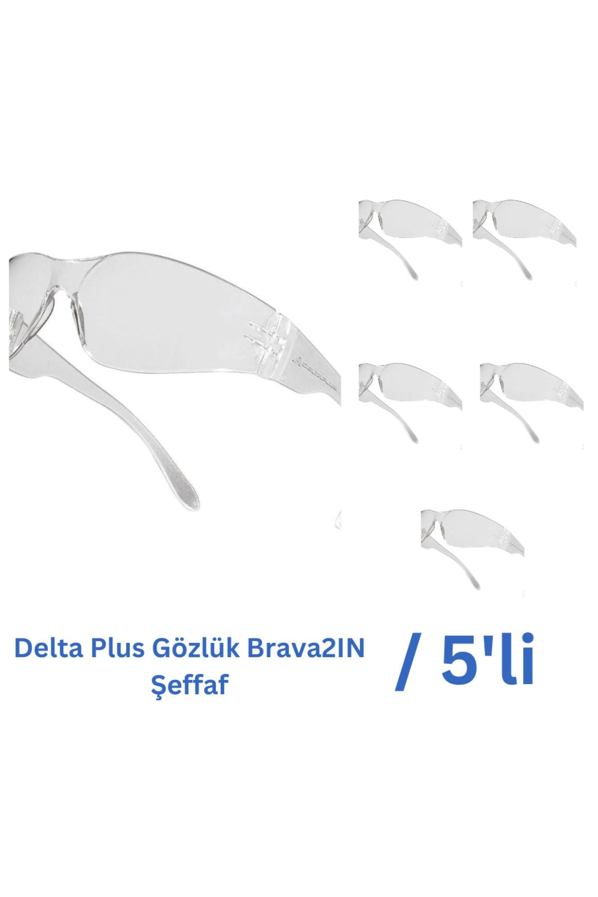 Gözlük Brava2IN Şeffaf- 5 Adet Gözlük Brava2IN Şeffaf- 5 Adet